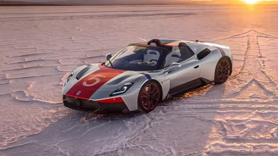 Maserati MCPura Cielo Desert Sunset - free cars & vehicles wallpaper 7680×4320