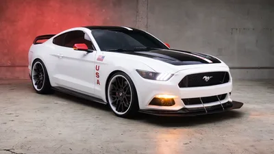 White Mustang Apollo Edition - Premium Sports Car - free cars & vehicles wallpaper 5120×2880
