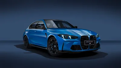BMW M3 Competition 40 Jahre Edition in Brilliant Blue - free cars & vehicles wallpaper 5120×2880