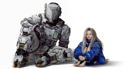 Diana and Hugh's Futuristic Journey - free gaming wallpaper 3840×2160