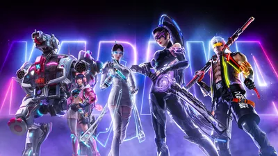 Neon Bladepoint: Cyberpunk Warriors Rise - free gaming wallpaper 3840×2160
