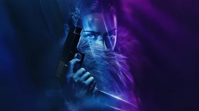 Neon Shadows: Spy Thriller Movie Poster 8K - free movies & tv wallpaper 7680×4320
