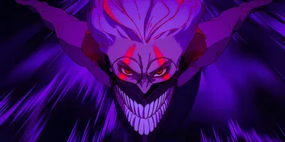 Turbo Granny's Neon Fury - Dandadan 8K - free anime wallpaper 8000×4000