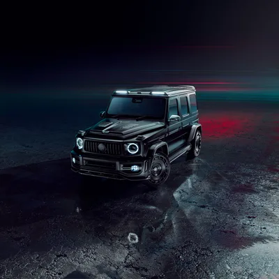 Dark Knight: Mercedes-AMG G 63 Night Edition - free cars & vehicles wallpaper 7680×7680