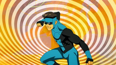 Invincible Season 3 Action Hero Swirl - free movies & tv wallpaper 5120×2880