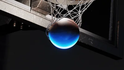 Basketball Slam dunk - free dark wallpaper 5120×2880