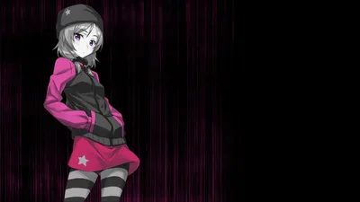 Starlit Anime Girl in Pink and Black - free animals wallpaper 1920×1080