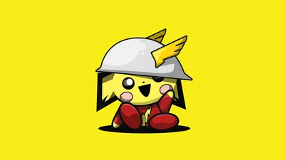 Adorable Pichu in Minimalist Kawaii Style - free anime wallpaper 7680×4320