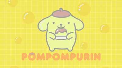 Pompompurin's Cheerful Bubble Adventure - free anime wallpaper 5120×2880