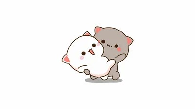 Peach and Goma's Kawaii Love Story - free anime wallpaper 3840×2160