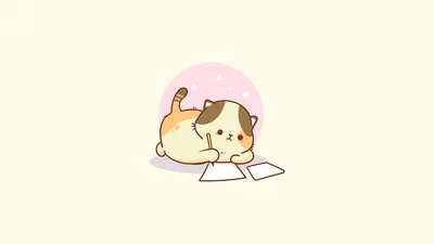 Melancholy Whiskers: Adorable Sad Kitty - free anime wallpaper 3840×2160