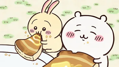 Chiikawa's Sweet Snack Time Adventure - free wallpaper 3840×2160