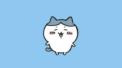 Chiikawa's Sweet Smile - Adorable Blue Dreams - free wallpaper 5120×2880