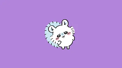 Chiikawa's Pastel Dream in Lavender - free wallpaper 5120×2880