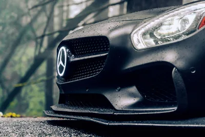 Wet Mercedes-Benz Front End in Rain - free cars & vehicles wallpaper 6000×4000