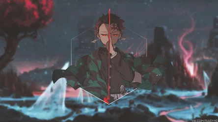 Tanjirō's Journey - Demon Slayer Split Screen - free anime wallpaper 3840×2160