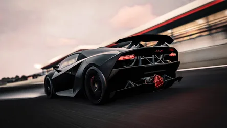 Lamborghini Supercars Racing on Track at Sunset - free cars & vehicles wallpaper 1920×1080