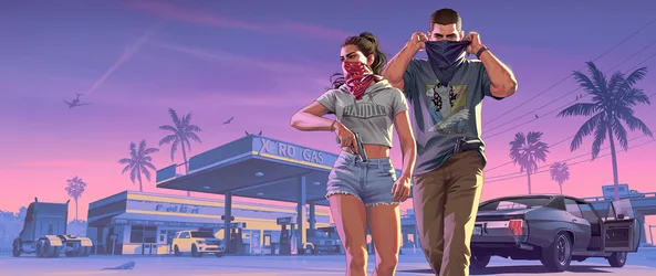 Neon Nights with Lucia and Jason - free wallpaper 5120×2160