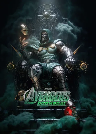 Doctor Doom Rises: Avengers Doomsday 5K - free movies & tv wallpaper 5120×7079