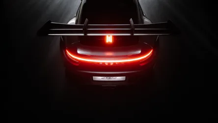 Dark Night Glow: Porsche 911 GT3 RS Rear - free wallpaper 3840×2160