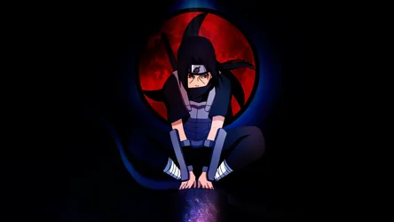 Itachi's Crimson Gaze - Dark Sharingan Power - free dark wallpaper 3840×2160