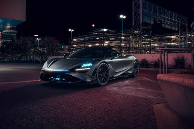 McLaren 765LT: Neon Dreams in the Urban Night - free cars & vehicles wallpaper 3840×2563