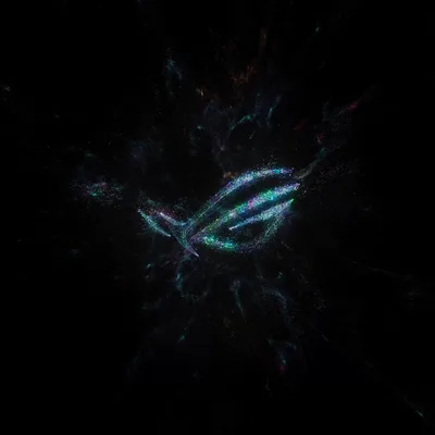Cosmic ROG Nebula in the Void - free wallpaper 5120×5120