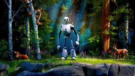 The Wild Robot in Nature's Wonder - free movies & tv wallpaper 3840×2160