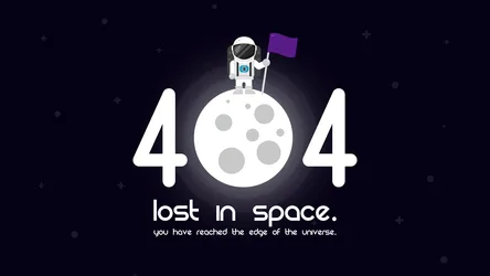 Lost in Space: 404 Error Astronaut - free technology wallpaper 5120×2880