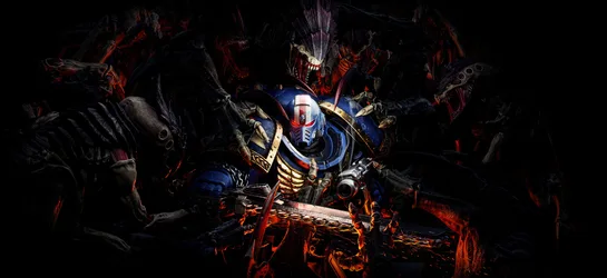 Ultramarines Stand Against the Darkness - free wallpaper 6280×2880