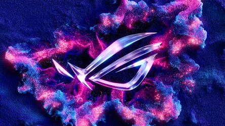 ASUS ROG Neon Particle Surge - free technology wallpaper 3840×2160