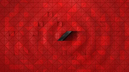MKBHD Red Grid 5K Minimalist Design - free abstract wallpaper 6016×3384