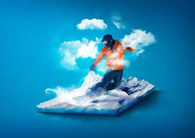 Alpine Dreams in Blue - free sports wallpaper 3840×2715