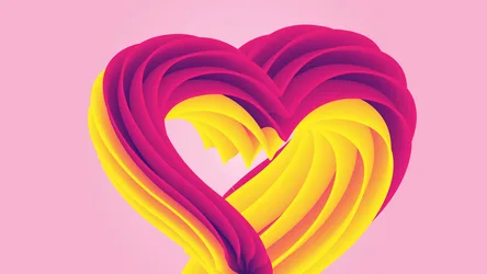 Vibrant Love Nested in Pink Aesthetic - free abstract wallpaper 3840×2160