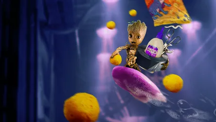 Baby Groot's Cosmic Adventure - free movies & tv wallpaper 3840×2160