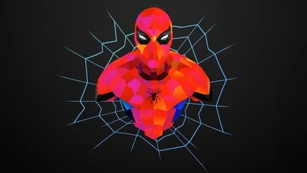 Spider-Man Low Poly Marvel Hero - free movies & tv wallpaper 3840×2160