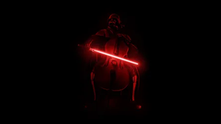 Dark Symphony: Vader's Crimson Blade - free wallpaper 3840×2160