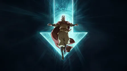 Avatar Aang's Spiritual Ascension in Glowing Light - free movies & tv wallpaper 6000×3360
