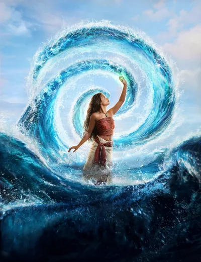 Moana's Oceanic Magic - 5K Movie Poster 2026 - free wallpaper 3840×5000