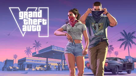 GTA VI: Lucia and Jason's Vice City Rise - free gaming wallpaper 3840×2160
