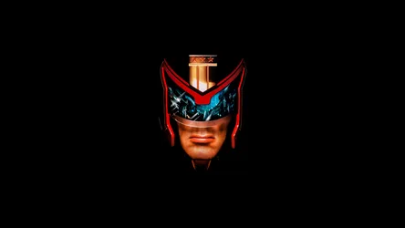 Judge Dredd's Dystopian Justice - AMOLED 8K - free dark wallpaper 7680×4320