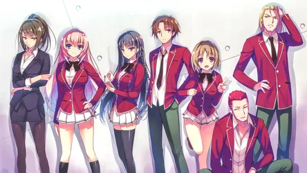 Classroom of the Elite - Character Ensemble - free wallpaper 3840×2160