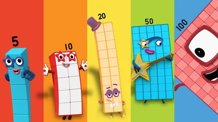 Numberblocks Adventure: Colorful Characters and Stars - free space wallpaper 1600×900