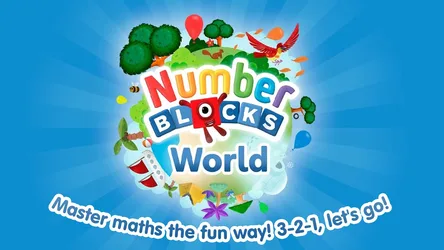 Number Blocks World Adventure in Nature - free animals wallpaper 1920×1080