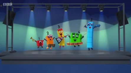 Numberblocks Musical Stage Performance - free wallpaper 1920×1080
