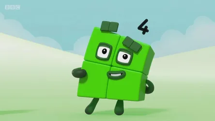 Numberblock Four's Cheerful Day - free nature wallpaper 1920×1080