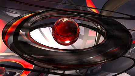 Crimson Eye Gazing: A Third Eye Reflection - free photography wallpaper 7680×4320