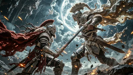 Armed Group of Men - free art & design wallpaper 3840×2160