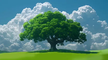 Trees in the Grass - free nature wallpaper 3840×2160