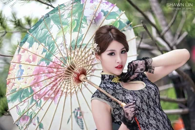 Portrait of a Brown-Haired Muse in a China Dress - free people & portraits wallpaper 5760×3840